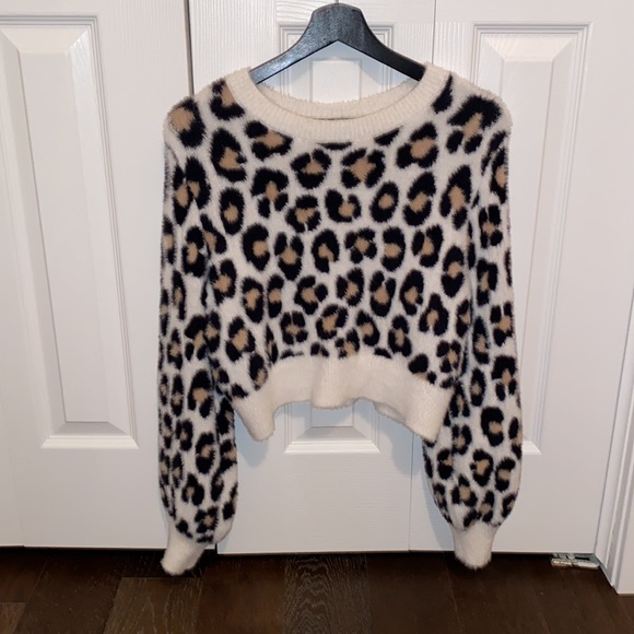 Gorgeous Jaguar Print Sweater - Picture 1 of 3
